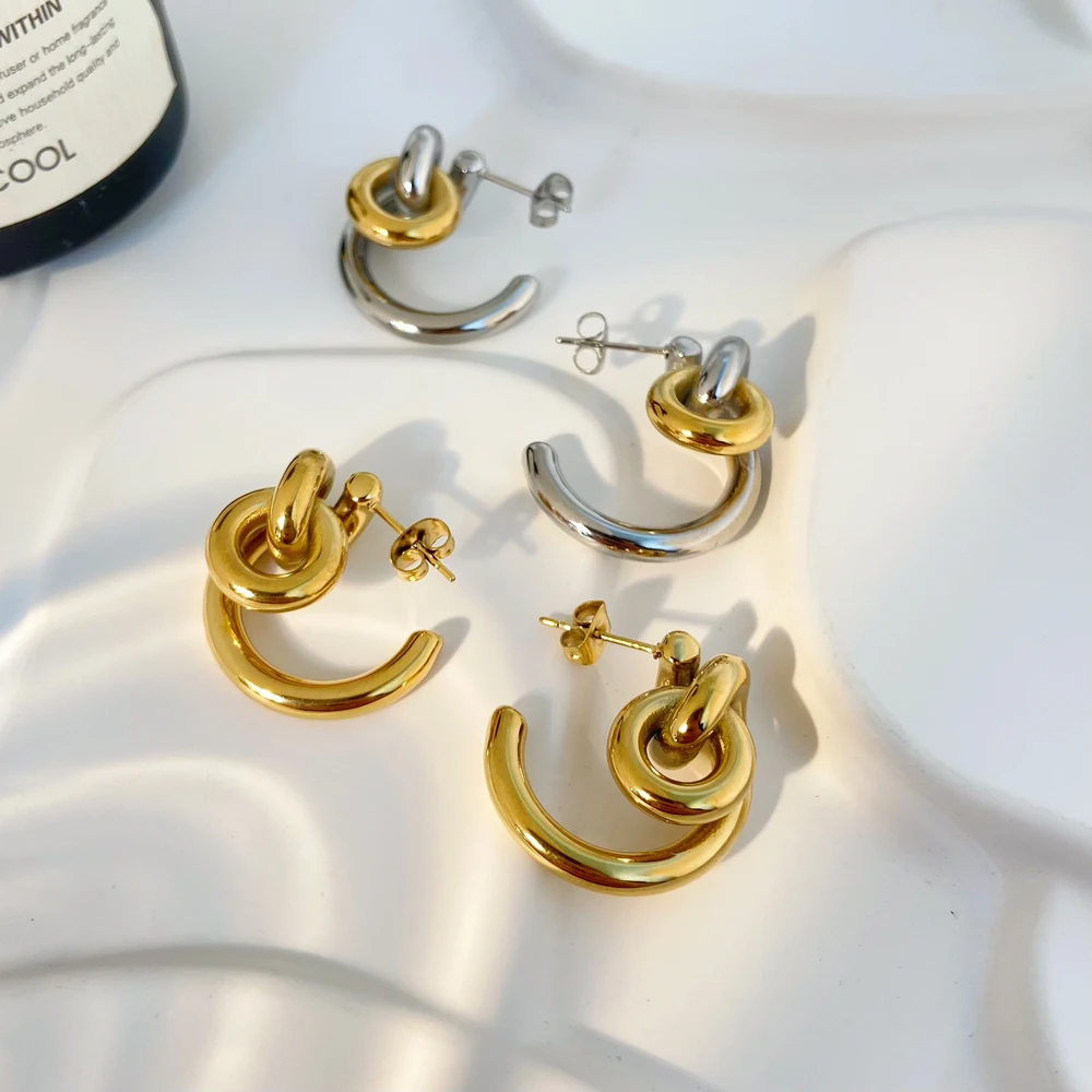 Mini Hoops in Zilver & Goud – Tijdloos Duo | Twinolo