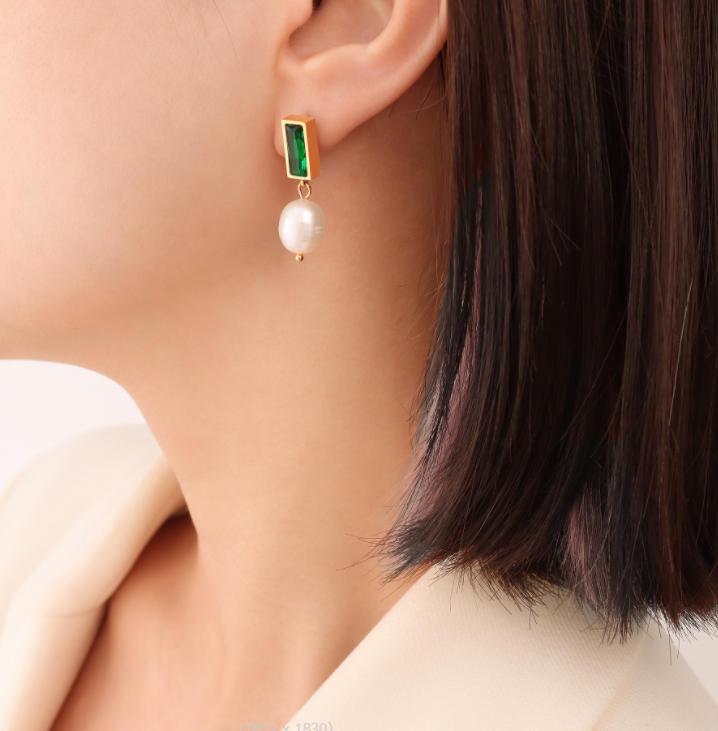 Boucles d'Oreilles Goutte en Perle – Élégantes & Raffinées | Twinolo