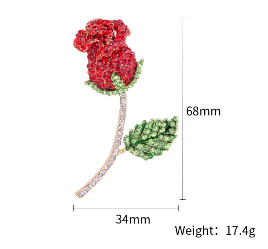 Broche Fleur - Élégante Broche Ornée de Cristaux | Twinolo