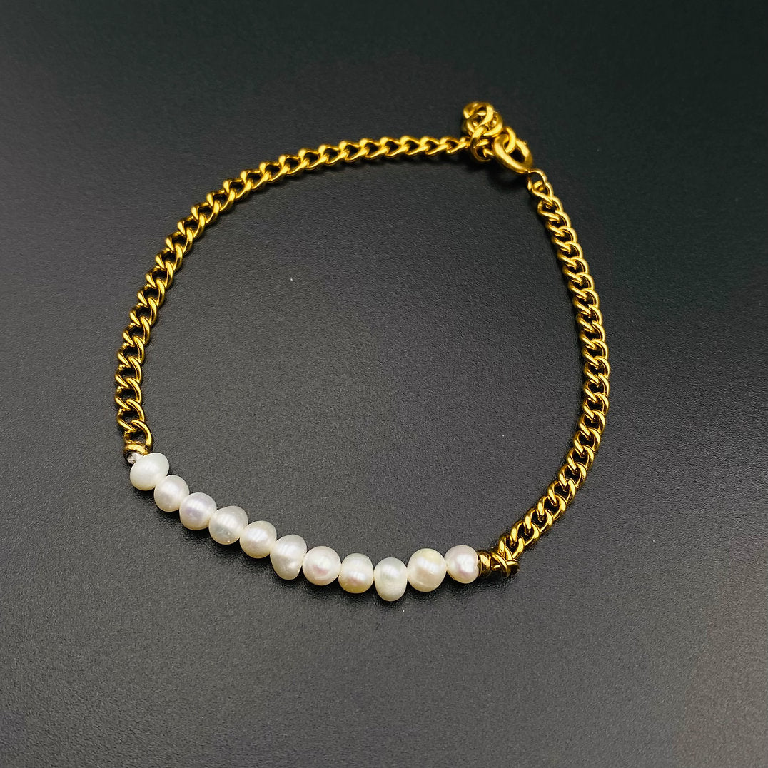 Natuurlijke Parelarmband – Subtiele Luxe | Twinolo
