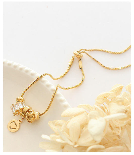 Armband met Hartvormige Druppel – Romantisch & Elegant | Twinolo