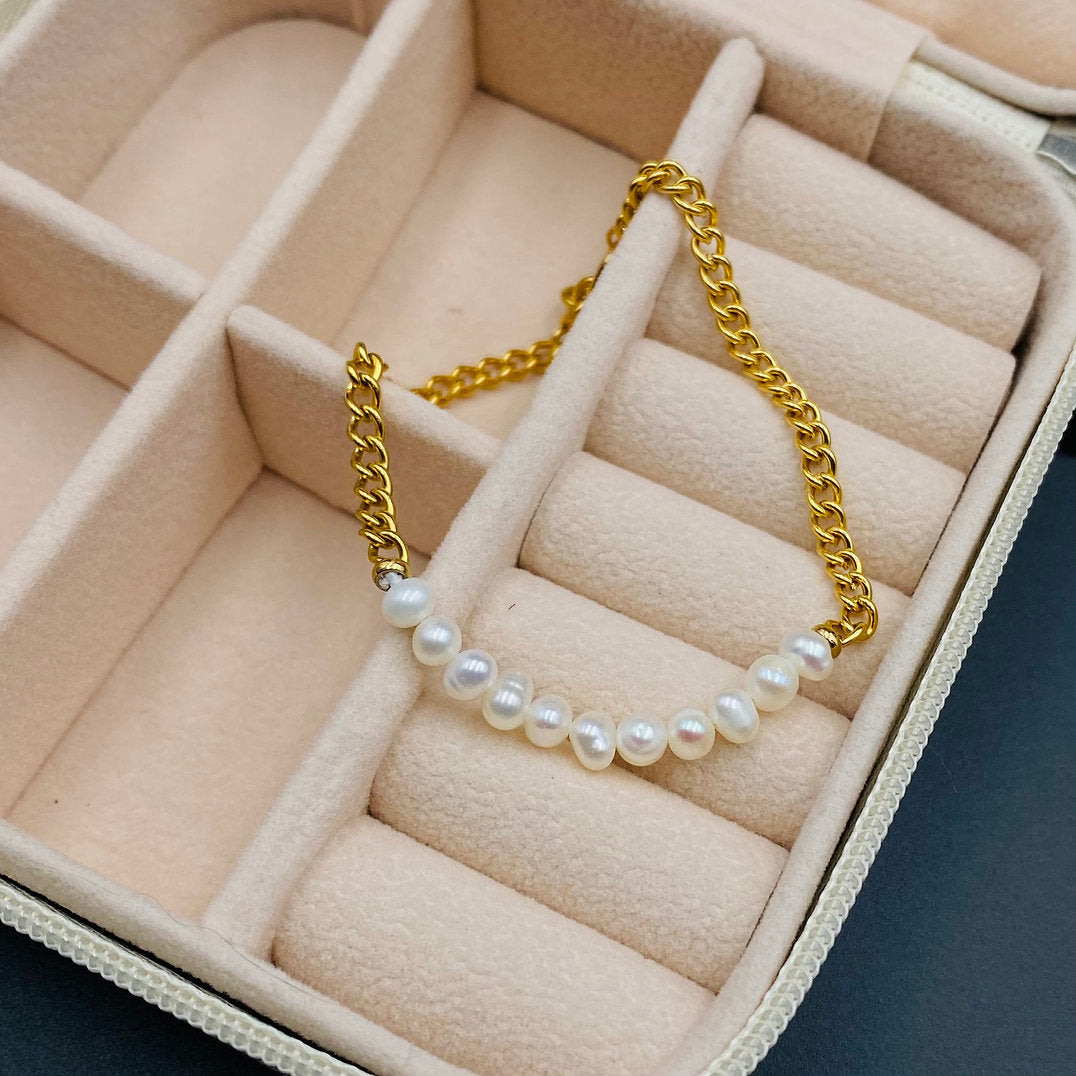 Natuurlijke Parelarmband – Subtiele Luxe | Twinolo