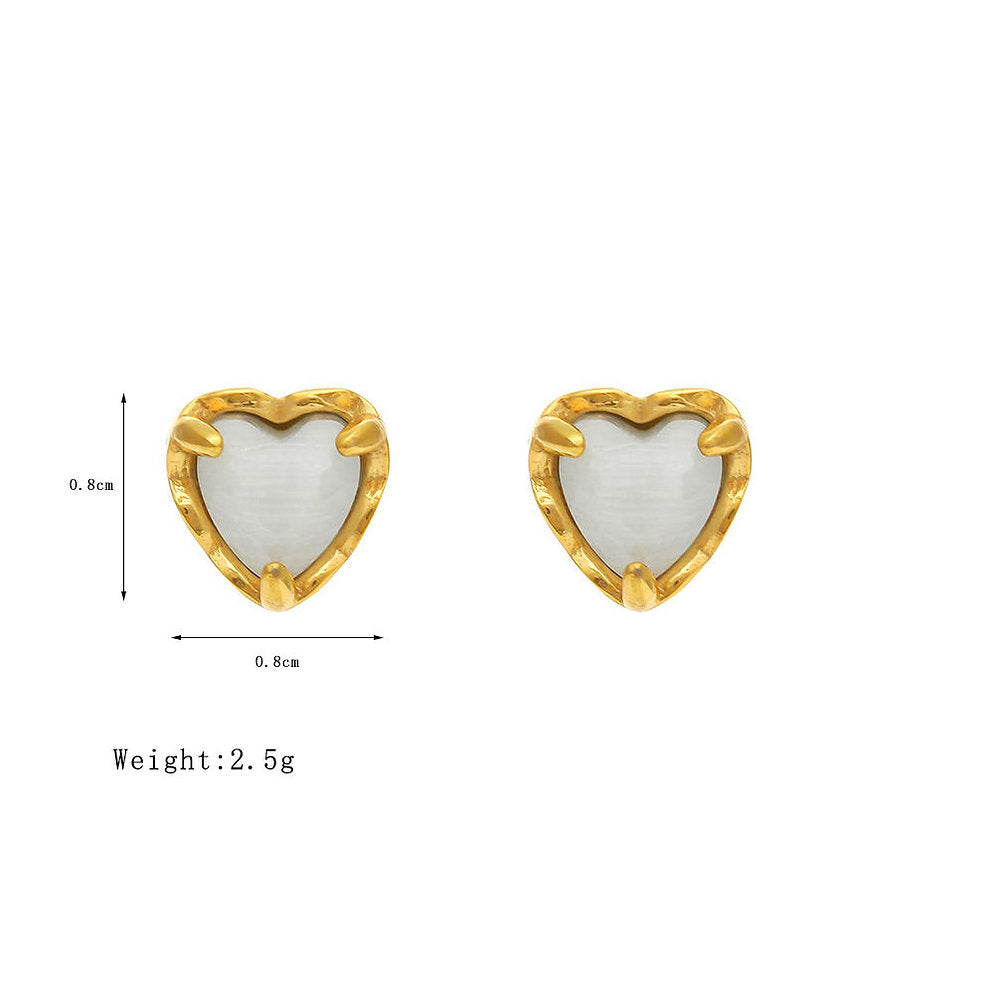 Boucles d'Oreilles Cœur – L'Amour en Détail | Twinolo