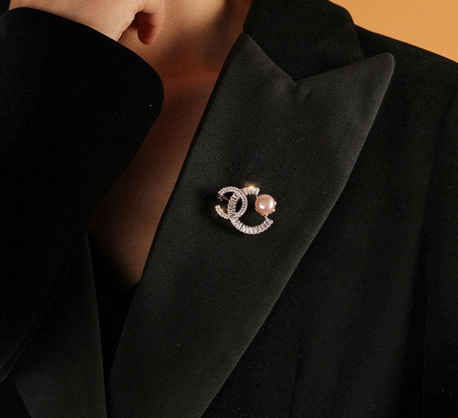 Broche - Elegante Broche met Kristallen | Twinolo