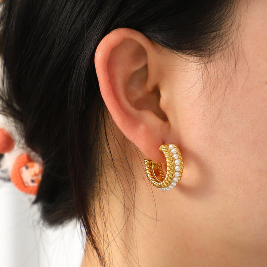 Mini Hoops met Parel – Delicaat & Elegant | Twinolo