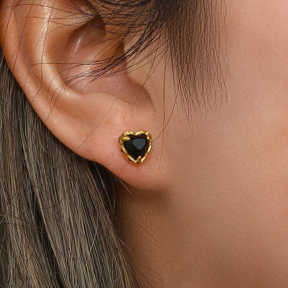 Boucles d'Oreilles Cœur – L'Amour en Détail | Twinolo