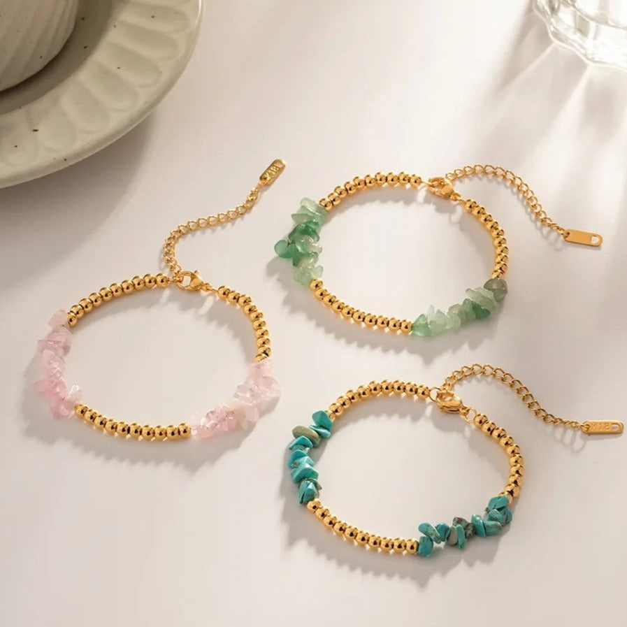 Armband met Groene Stenen – Natuurlijk & Stijlvol | Twinolo