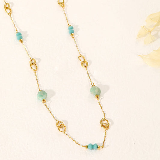 Long Necklace with Stones – Elegant & Versatile | Twinolo