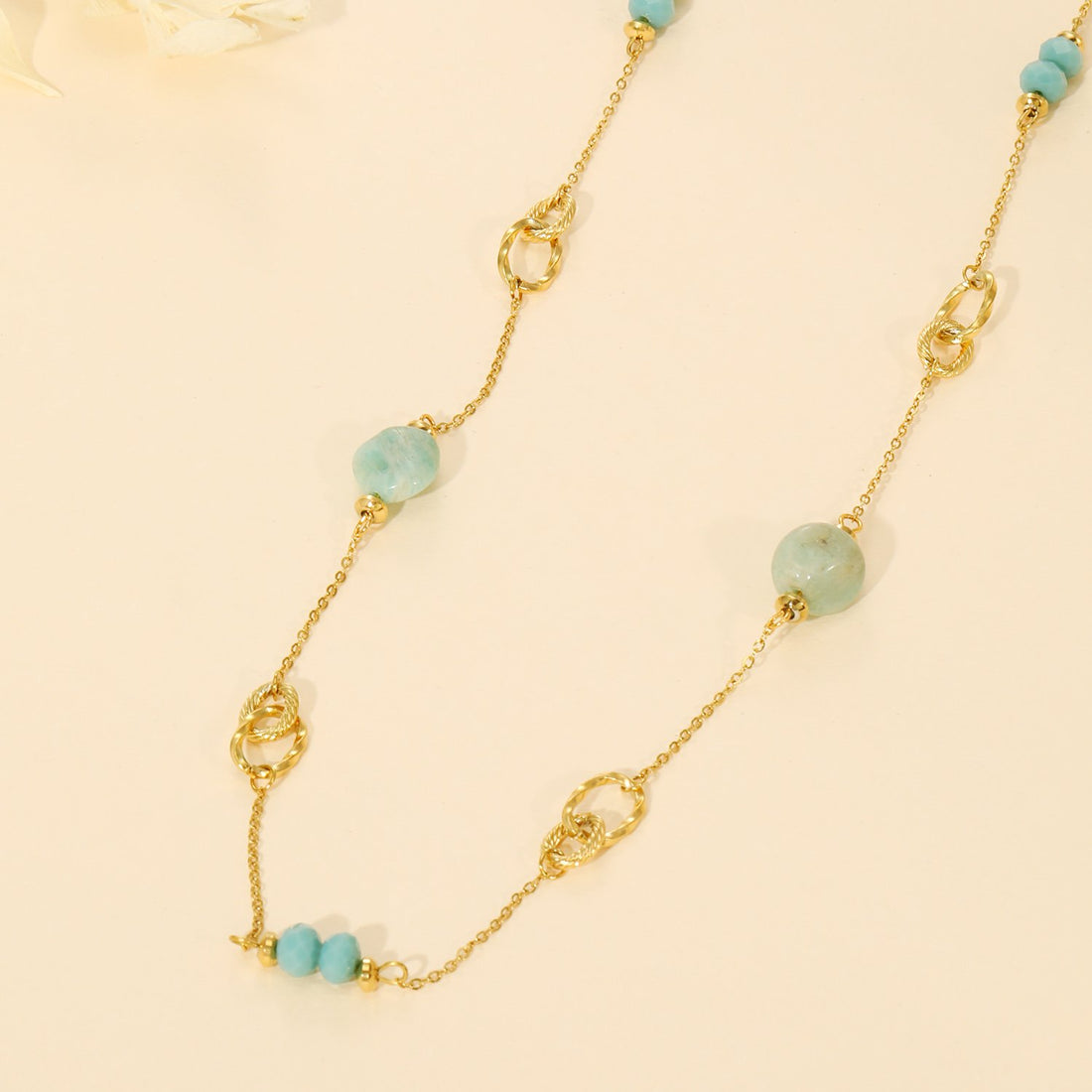 Lange Ketting met Stenen – Elegant & Veelzijdig | Twinolo