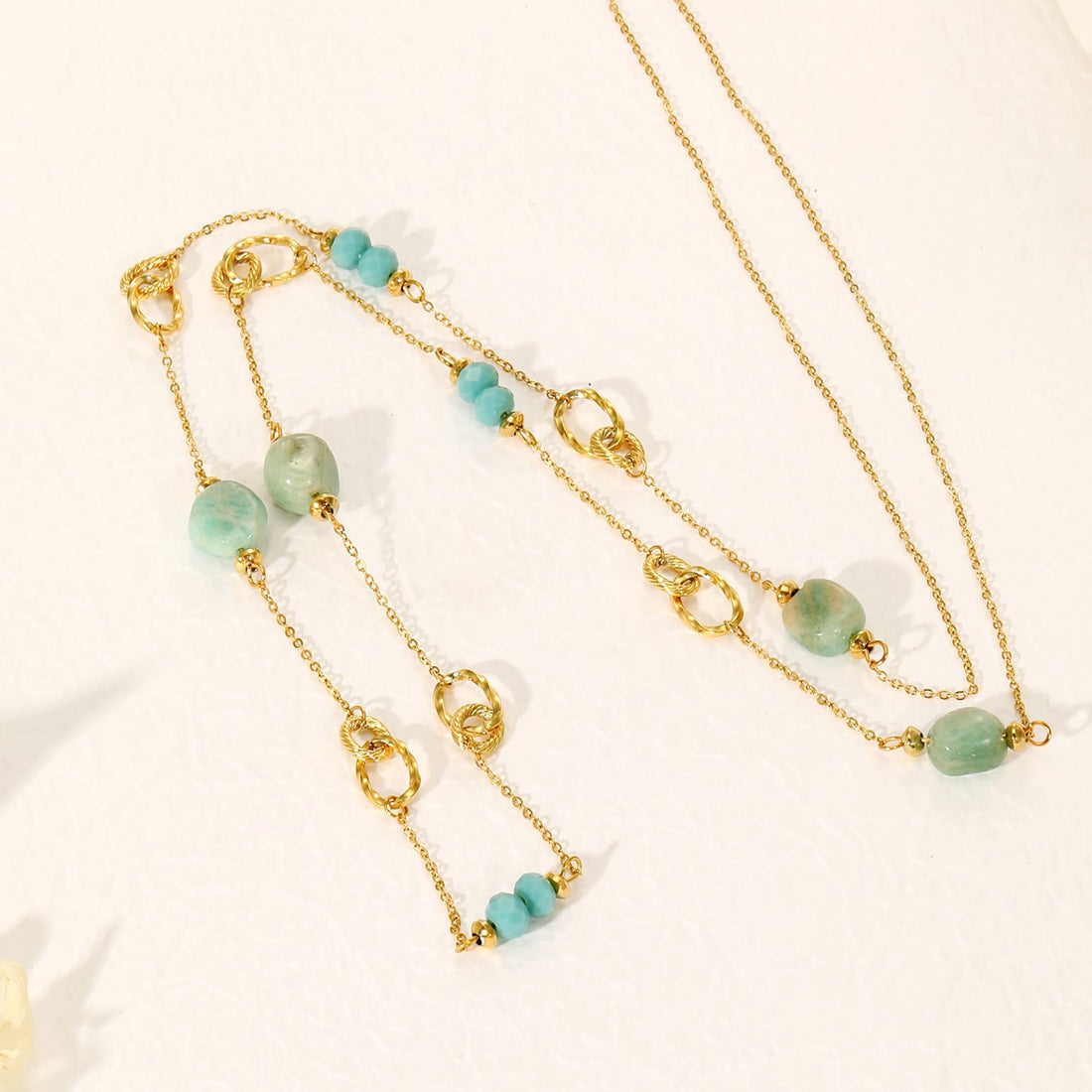 Lange Ketting met Stenen – Elegant & Veelzijdig | Twinolo