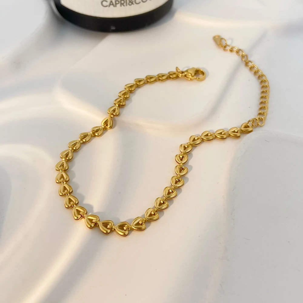 Gold-colored link bracelet – Timeless & Elegant | Twinolo 