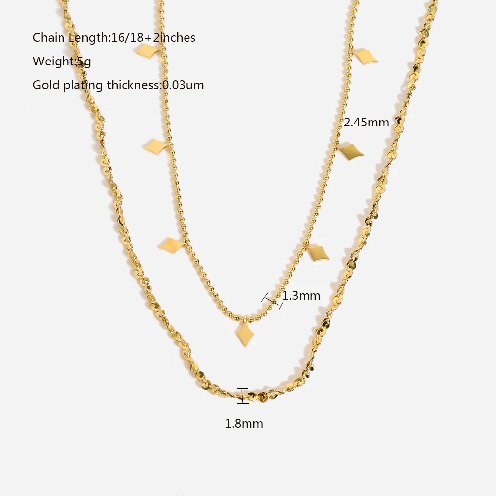 Dubbele Ketting – Gelaagd & Elegant Design | Twinolo