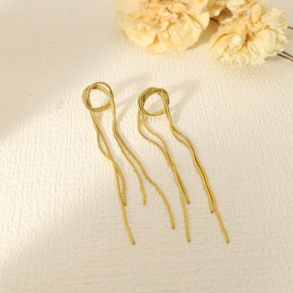 Lange Oorhangers met Kettingen – Stijlvol Design | Twinolo