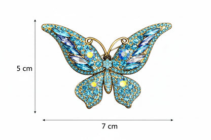 🦋 Broche papillon - Élégante broche avec cristaux | Twinolo