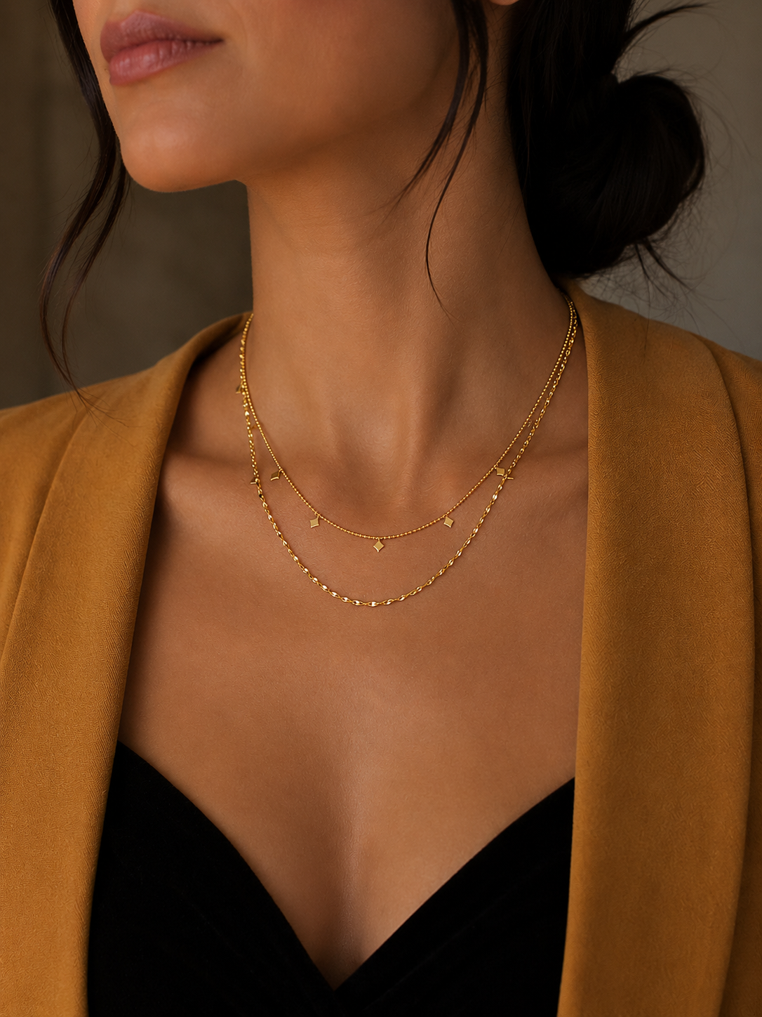 Dubbele Ketting – Gelaagd & Elegant Design | Twinolo