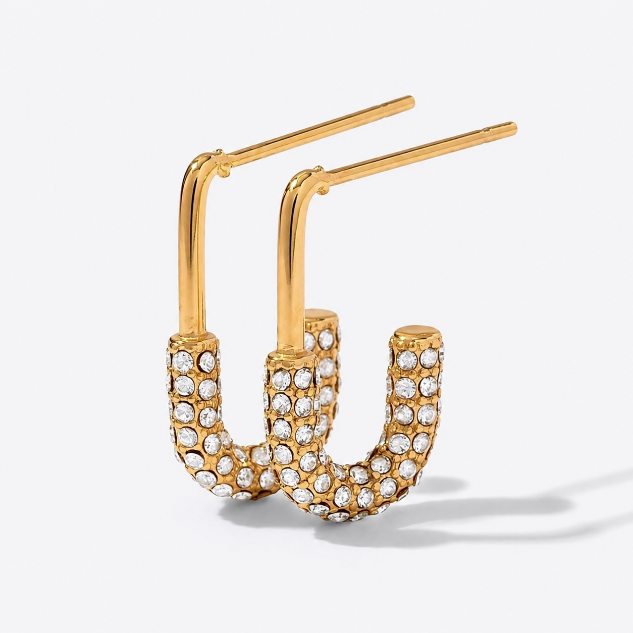 Mini Hoops with Zirconia – Sparkling & Minimalist | Twinolo