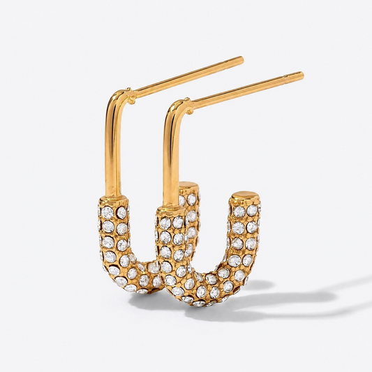 Mini Hoops met Zirkonia – Glinsterend & Minimalistisch | Twinolo