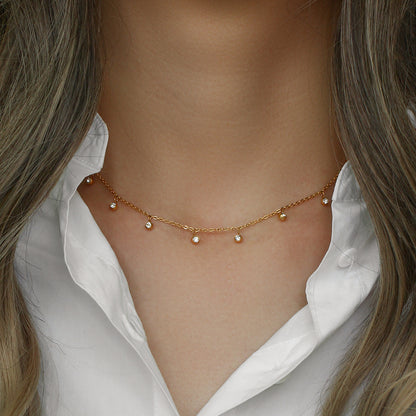 Fijne Ketting met Zirkonia – Subtiel & Stralend | Twinolo