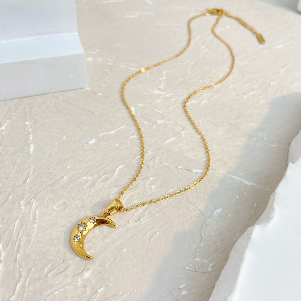Ketting met Maanhanger – Elegant & Tijdloos | Twinolo