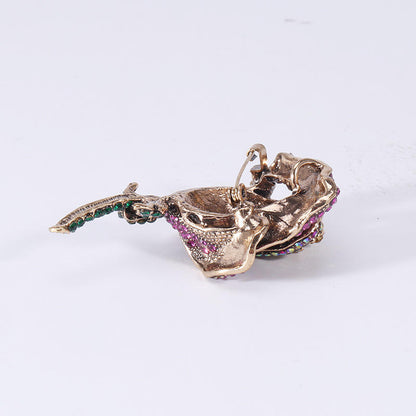Bloembroche - Elegante Broche met Kristallen | Twinolo