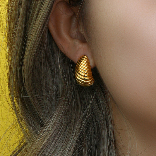 Boucles d'Oreilles Goutte Intemporelles – Simplicité Raffinée | Twinolo