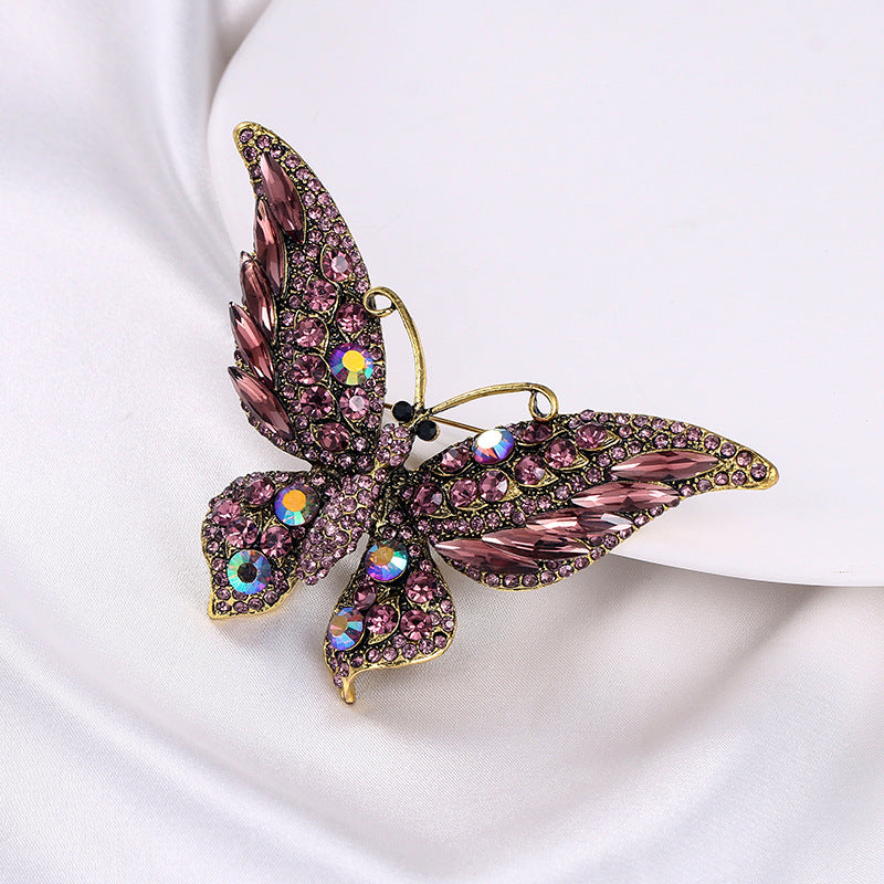 🦋 Broche papillon - Élégante broche avec cristaux | Twinolo