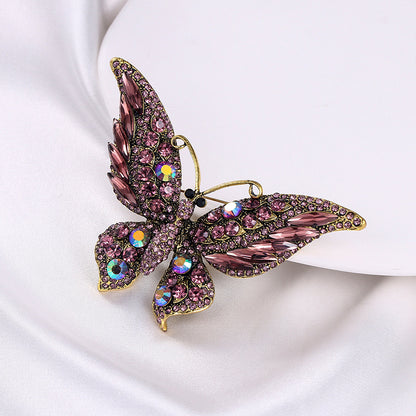 🦋 Broche papillon - Élégante broche avec cristaux | Twinolo