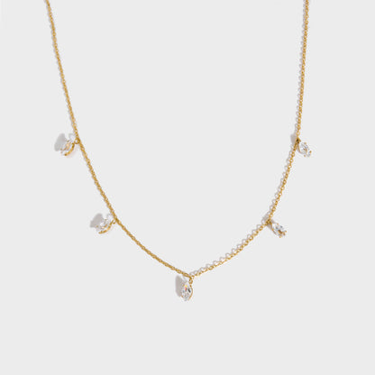 Vergulde Ketting met Zirkonia's – Luxe Glinstering | Twinolo