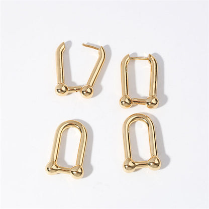 Gouden Oorbellen met Schakelketting – Stoer & Stijlvol | Twinolo