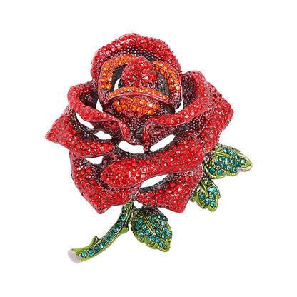 Broche fleur - Broche élégante avec cristaux | Twinolo