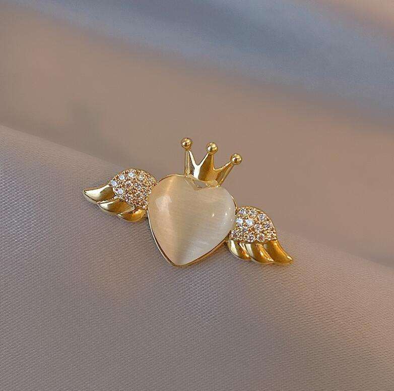 Broche - Elegante Broche met Kristallen | Twinolo