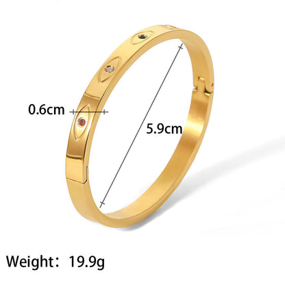 Bangle met Oogmotief – Beschermend & Stijlvol | Twinolo