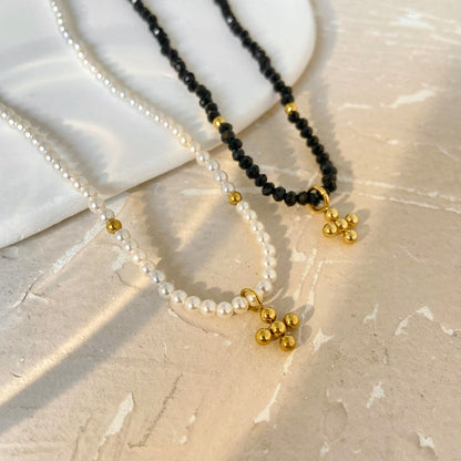 Parelketting met Kruishanger – Klassiek & Tijdloos | Twinolo