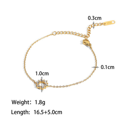 Fijne Armband met Zonbedel – Subtiel & Stralend | Twinolo