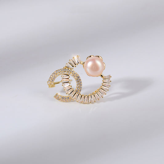 Broche - Elegante Broche met Kristallen | Twinolo