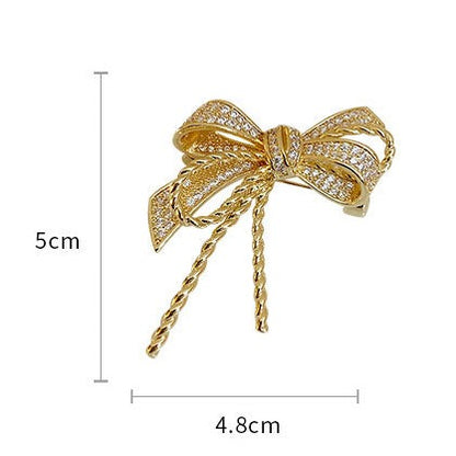 🎀 Strikbroche - Elegante Broche met Kristallen | Twinolo