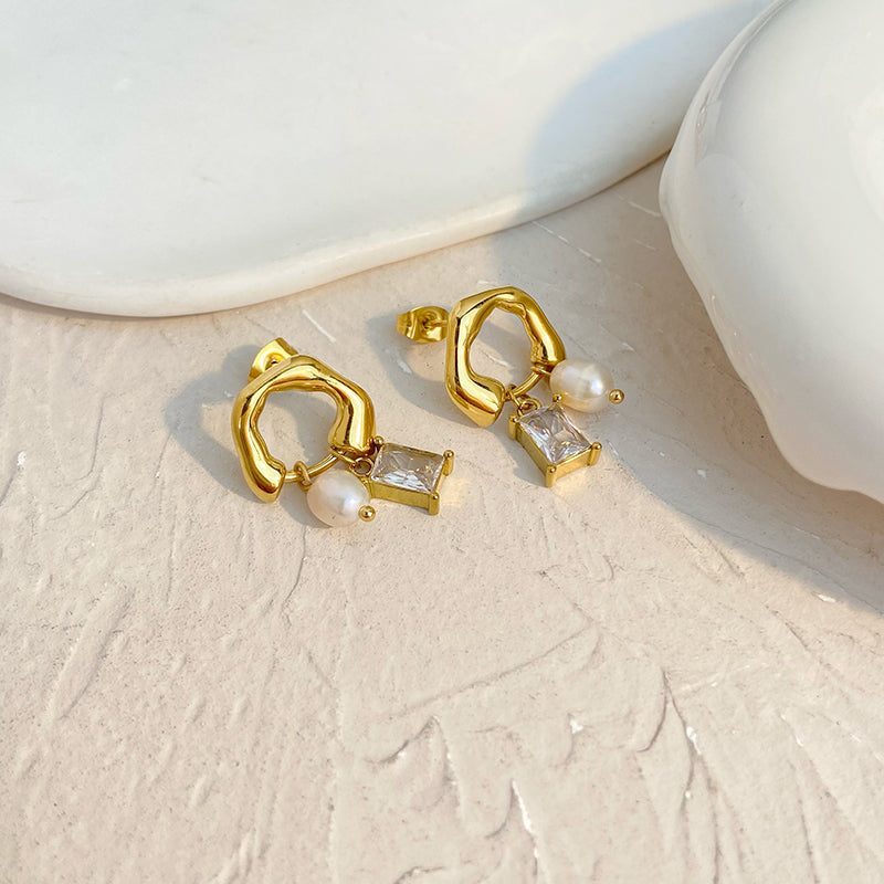 Créoles Zirconium – Design Élégant pour Tous les Jours | Twinolo