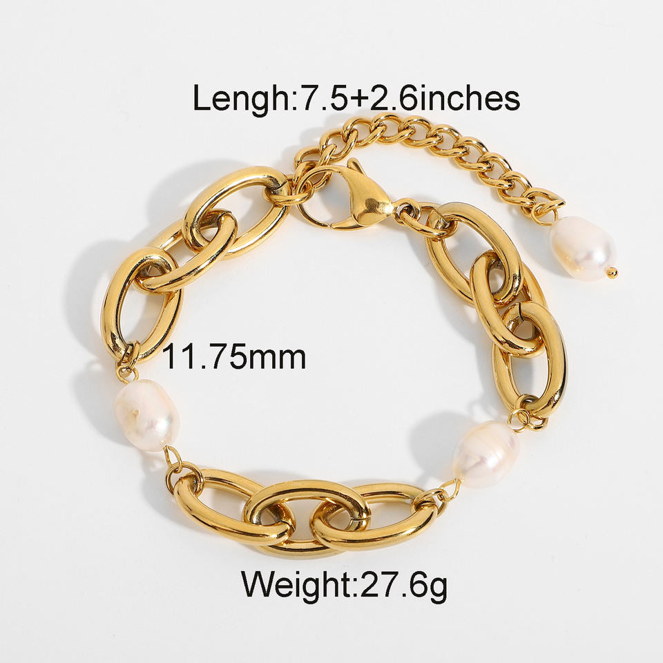 Bracelet de perles d'eau douce – Intemporel et raffiné | Twinolo