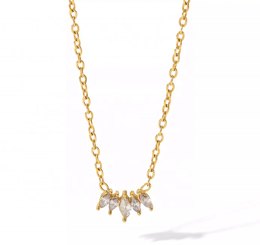 Ketting met Zirkonia Steentjes – Sprankelend Detail | Twinolo