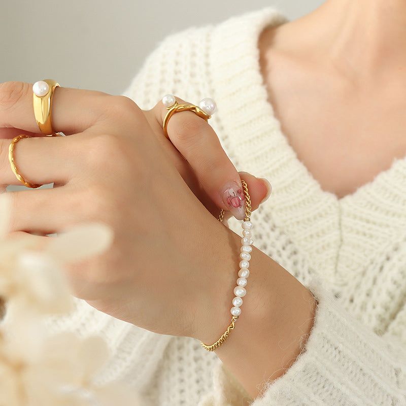 Natural Pearl Bracelet – Subtle Luxury | Twinolo