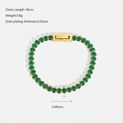 Glinsterende Tennis Armband – Klassiek & Chic | Twinolo