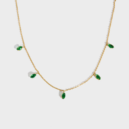 Vergulde Ketting met Zirkonia's – Luxe Glinstering | Twinolo