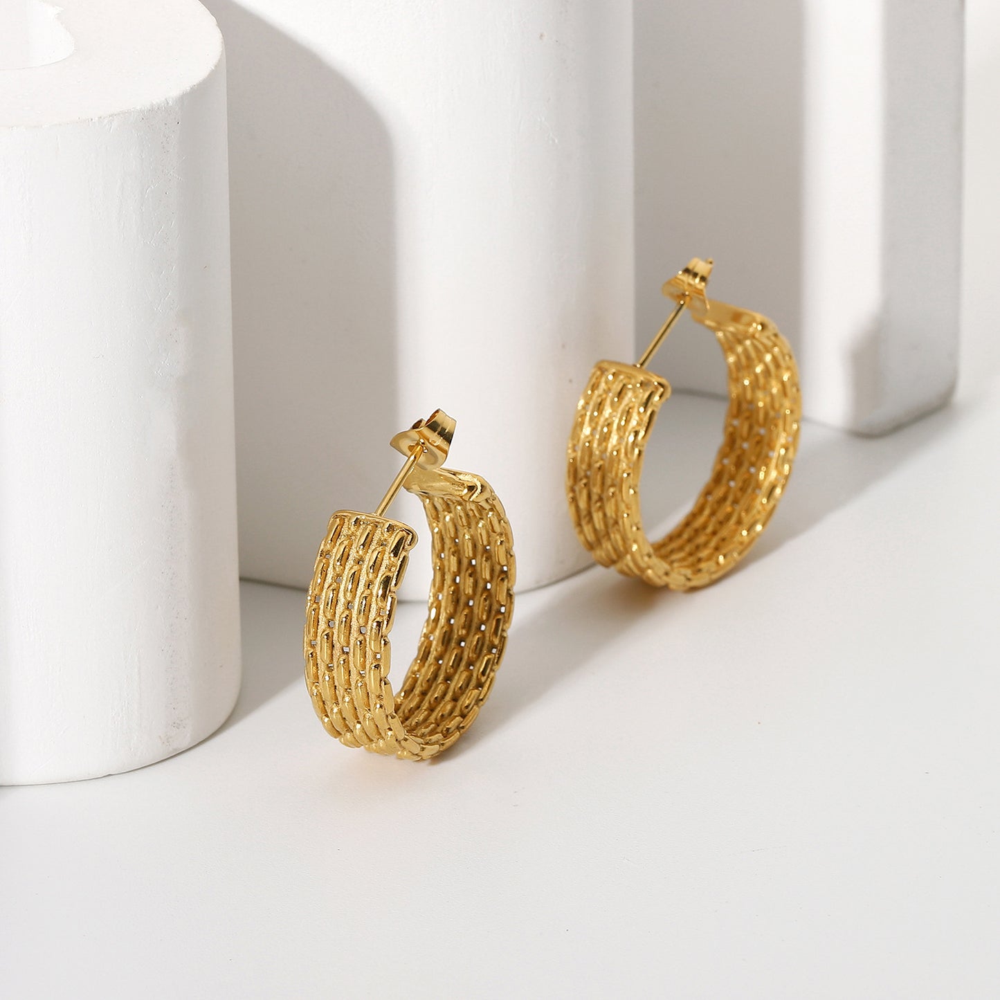 Mini Hoops met Fijne Structuur – Klassiek & Comfortabel | Twinolo