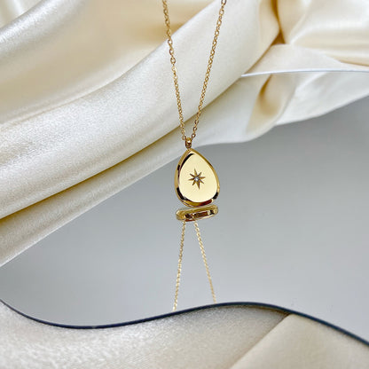 Ketting met Druppelvormige Hanger – Elegant & Tijdloos | Twinolo