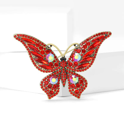 🦋 Broche papillon - Élégante broche avec cristaux | Twinolo