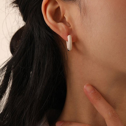 Hoop Earrings with Color Accents – Playful &amp; Trendy | Twinolo