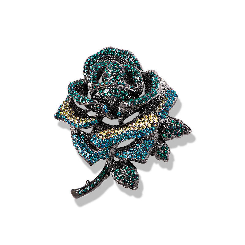 Broche fleur - Broche élégante avec cristaux | Twinolo