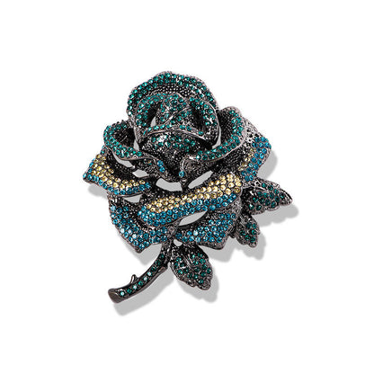 Broche fleur - Broche élégante avec cristaux | Twinolo