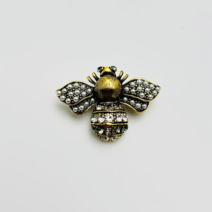 🐝 Broche Abeille - Broche Élégante avec Cristaux | Twinolo