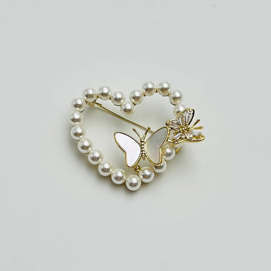 🦋 Vlinderbroche - Elegante Broche met Parels | Twinolo